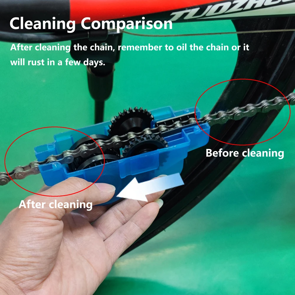 Bicycle Chain Cleaner Brush Cleaning Kit Bicycle Chains Oil Gear Brush Set Bike Wash Tool Set Bicycle Repair Tools For MTB