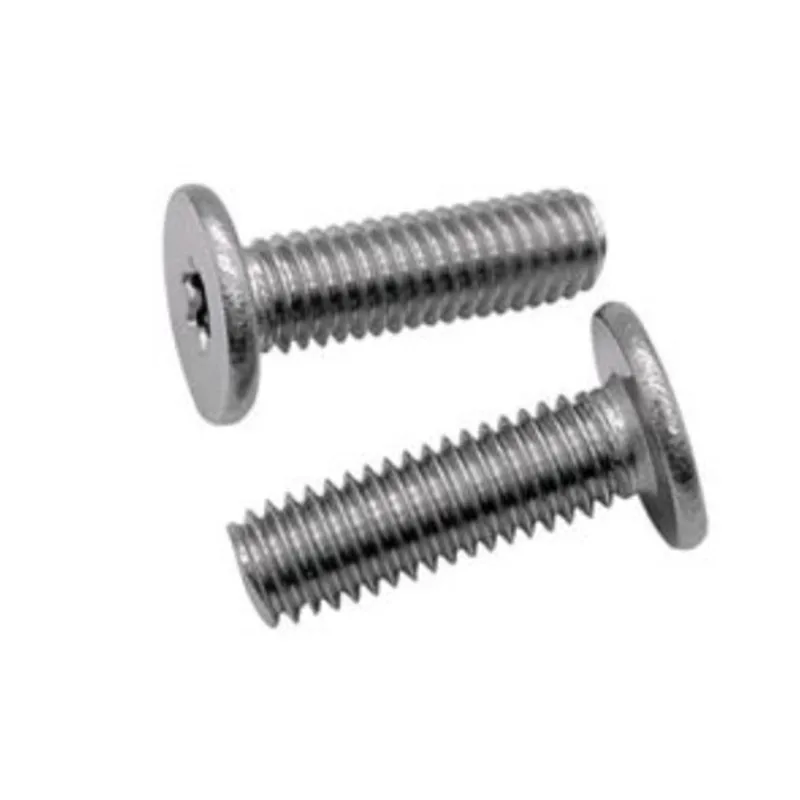 5-50 قطعة CM M1.6 M2 M2.5 M3 M4 M5 M6 M8 304 A2 الفولاذ المقاوم للصدأ توركس ستة الفص رقيقة جدا شقة رقاقة رئيس المسمار الترباس طول = 2-50 مللي متر