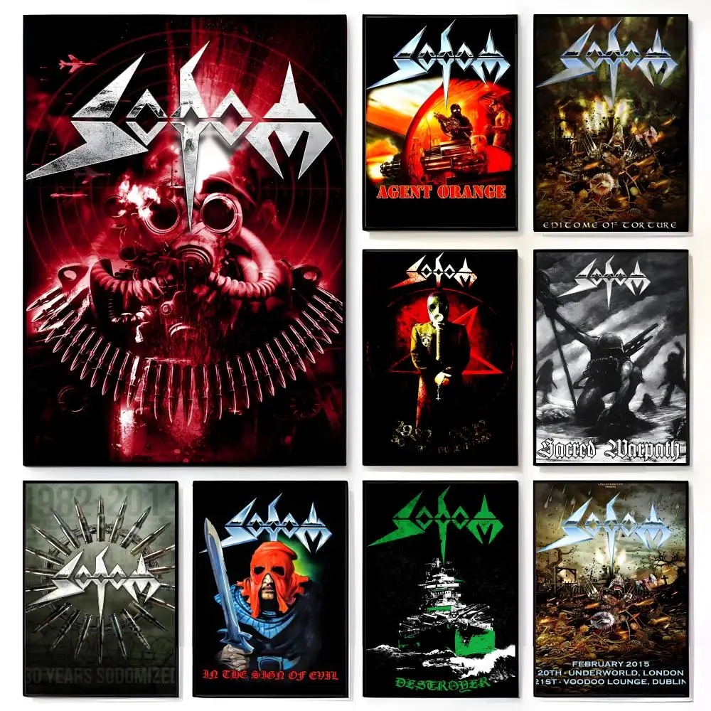 Sodoms Germany Thrash Metal Band Poster American Film Mural Home Childrens Room Wall Decor Print