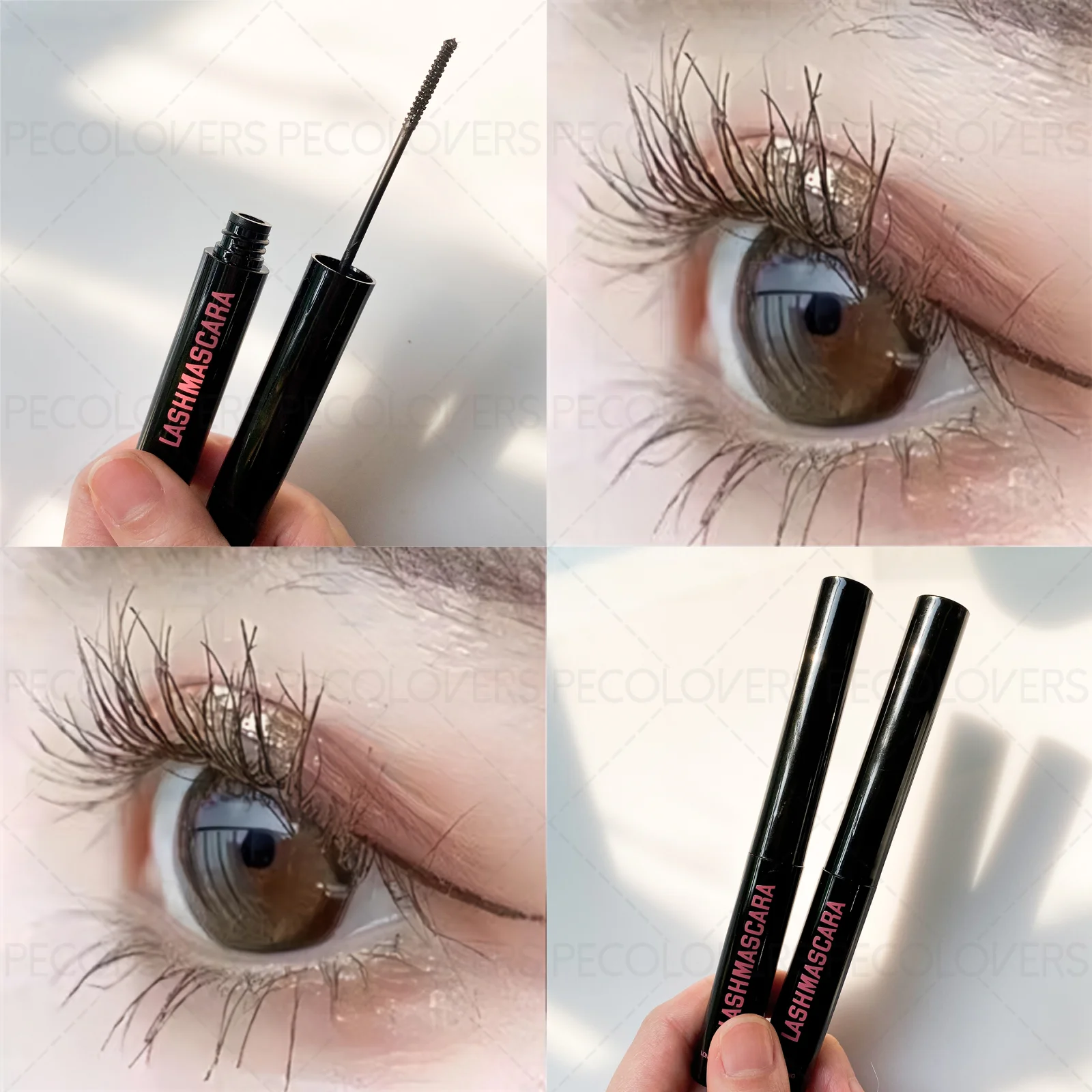 2 قطعة/3 قطعة ماسكارا تجعيد مقاومة للماء تدوم طويلاً، غير متكتل، تطبيق سلس، خلق مكياج عيون عيد الميلاد الساحر