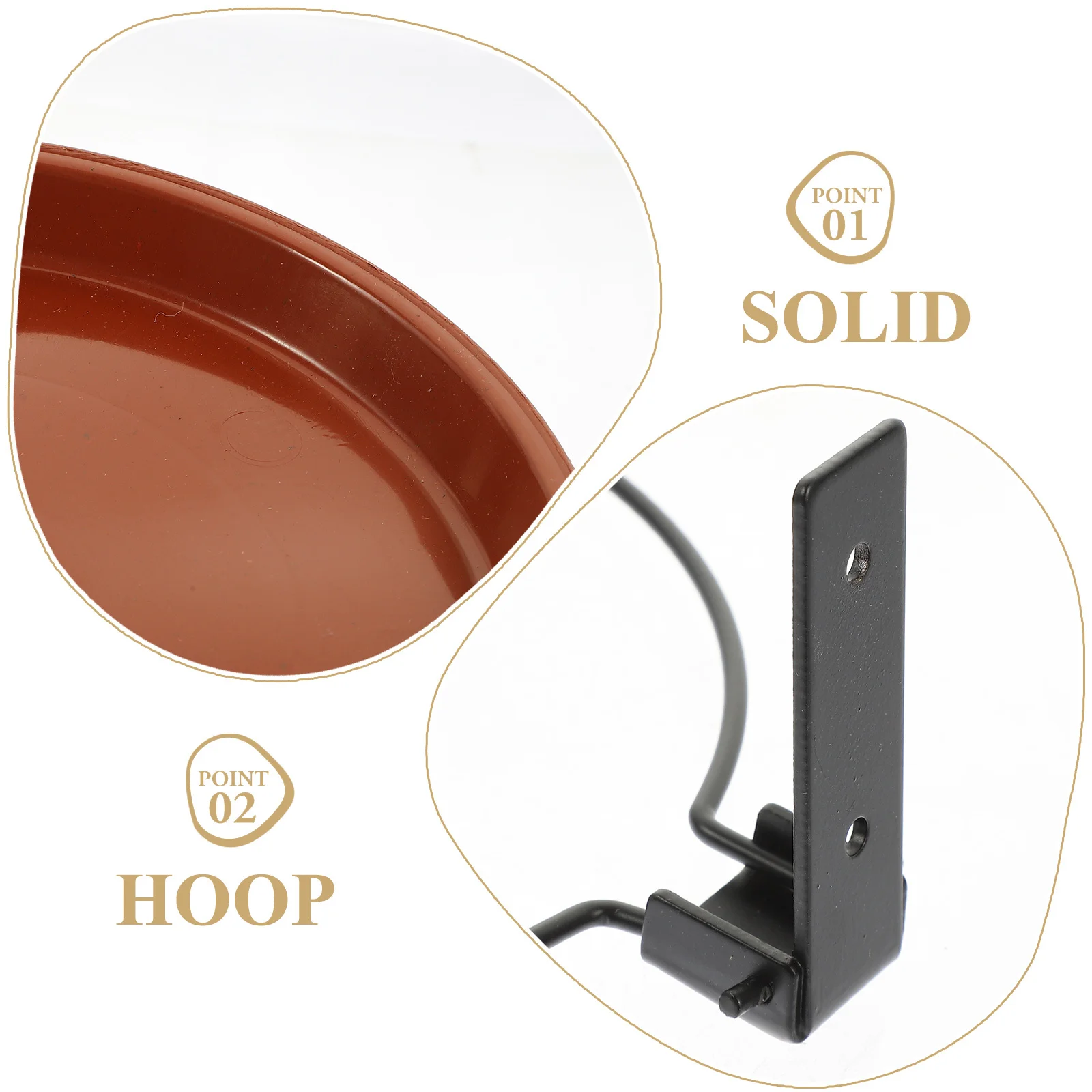 

1 set 1 Set Hanging Bird Feeder Kit Durable Plastic Decorative Outdoor Garden Feeding Device For Parrots Backyard Bird Bath Deck