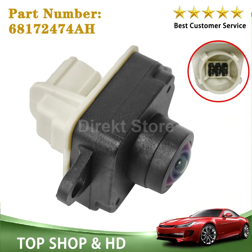 Car Camera Accessories 68172474AH For Dodge Challenger 2015-2023 Rear View Reversing Parking Reverse Camera