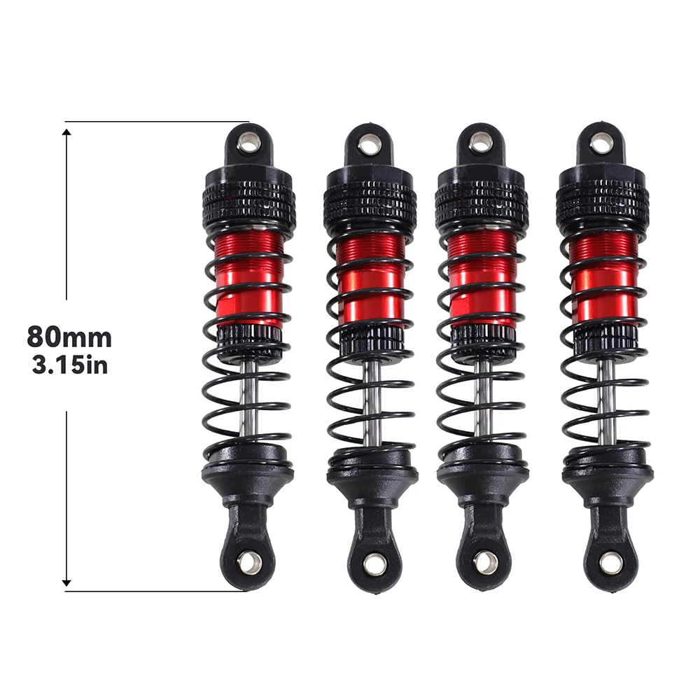 Verbesserter Stoßdämpfer für SCY 16101 16102 Pro Wltoys 124008 144001 124017 MJX Hyper Go 16207 16208 16210 14301 14210 RC Auto