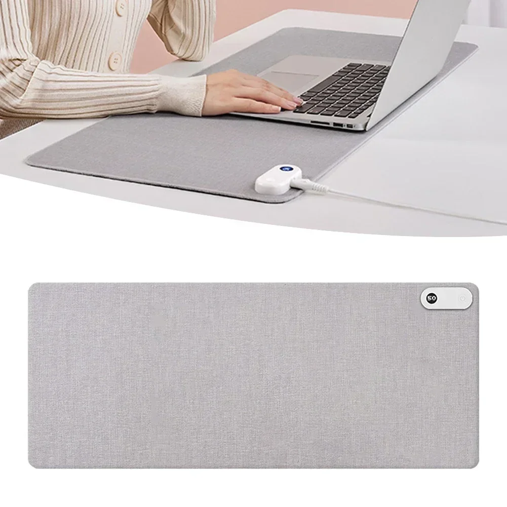 

Electric Heat Mouse Pad Table Mat Display Temperature Heating Mouse Pad Keep Winter Warm Hand For Office Computer Desk Keyboard
