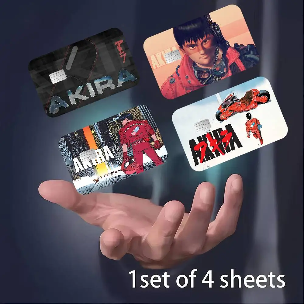 CARTOON AKIRA Anmie Sticker Film Skin Cover For Credit Card Debit Bank Card Front