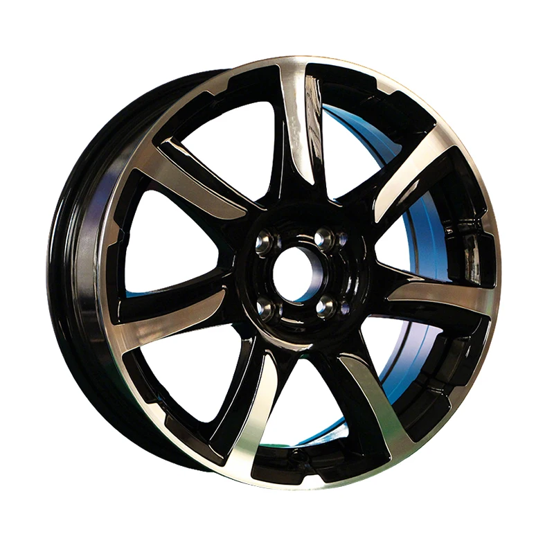 15x6 /16x6.5 blade spoke matte black alloy rim compact sedan daily aftermarket tuning wheel
