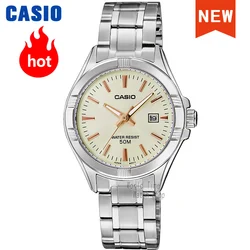 Casio-reloj de cuarzo resistente al agua para mujer, conjunto de marca superior de lujo, regalos sencillos, elegante