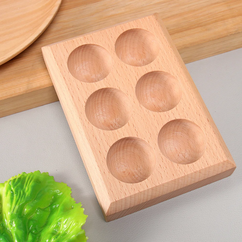 

Wooden Egg Tray for 12 Eggs Sturdy Wear-Resistant Storage Holder Kitchen Countertop Organizer Fresh Egg Container Daily Use