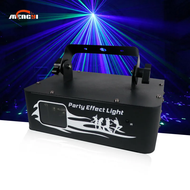 RGB Beam Laser Party Effect Light IR Remote DMX512 Sound Activated Scan Laser Stage Light for KTV Bar Disco Nightclub