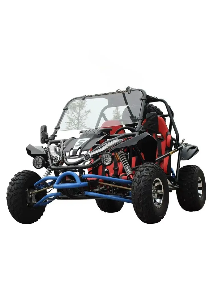 AliExpress 4x4 UTV 200cc Oil-Cooled Engine All Terrain Vehicle, 2/4 Seater Utility Quad Bike for Adults, Electric Start Off Road ATV