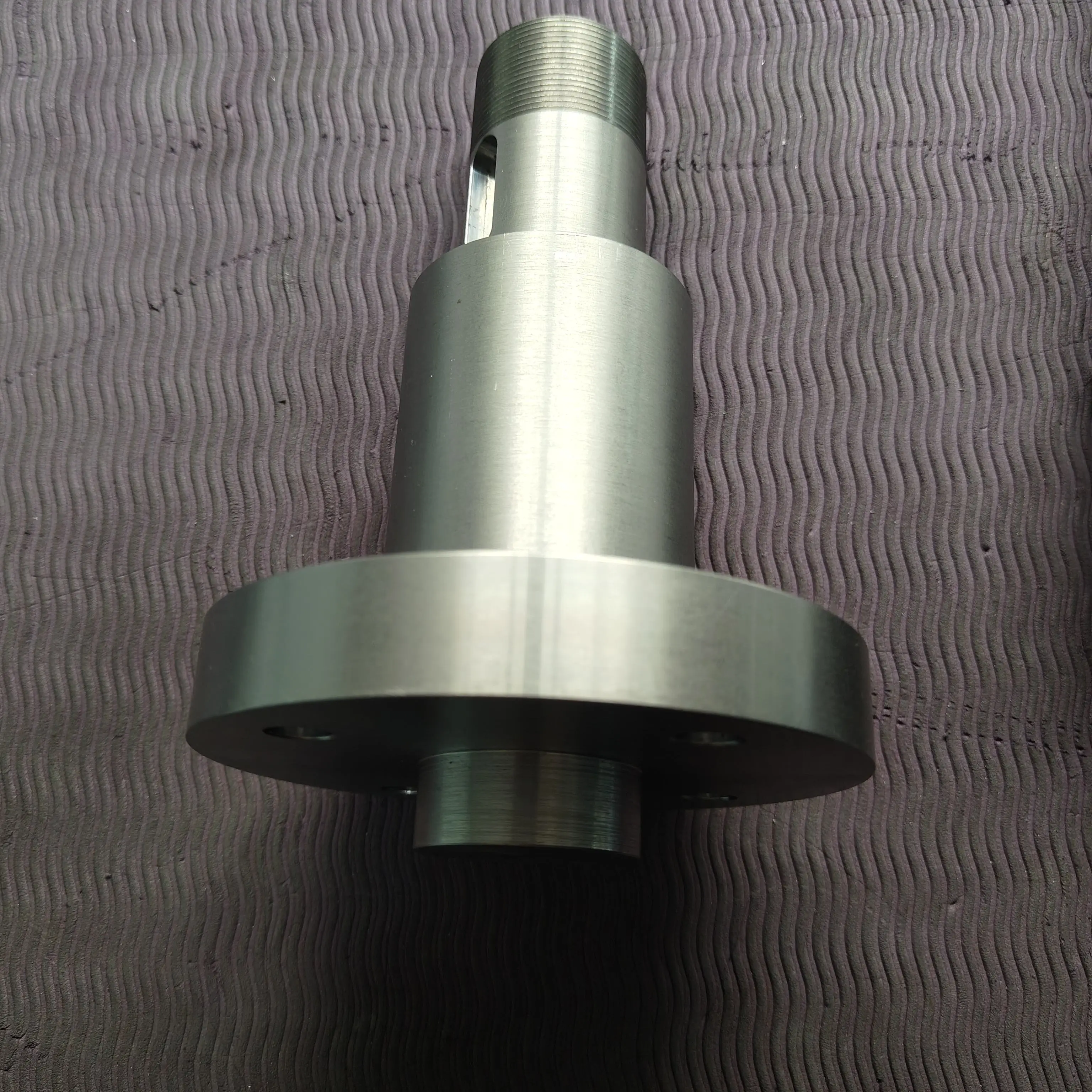 CNC Machined Aluminum Alloy Flanged Step Shaft Precision Turning for Machined Custom Connecting Shaft for Machinery