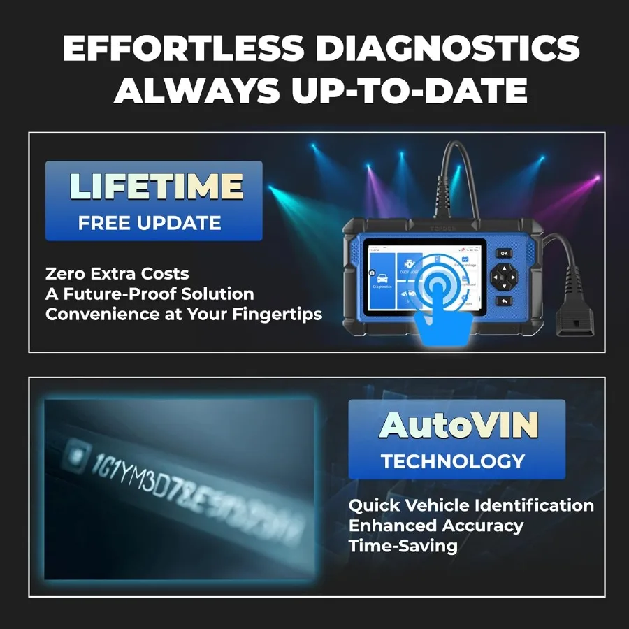 ArtiDiag600 Pro OBD2 スキャナー診断ツール、全システム対応コードリーダー、9つの必須メンテナンス機能搭載アップグレード版