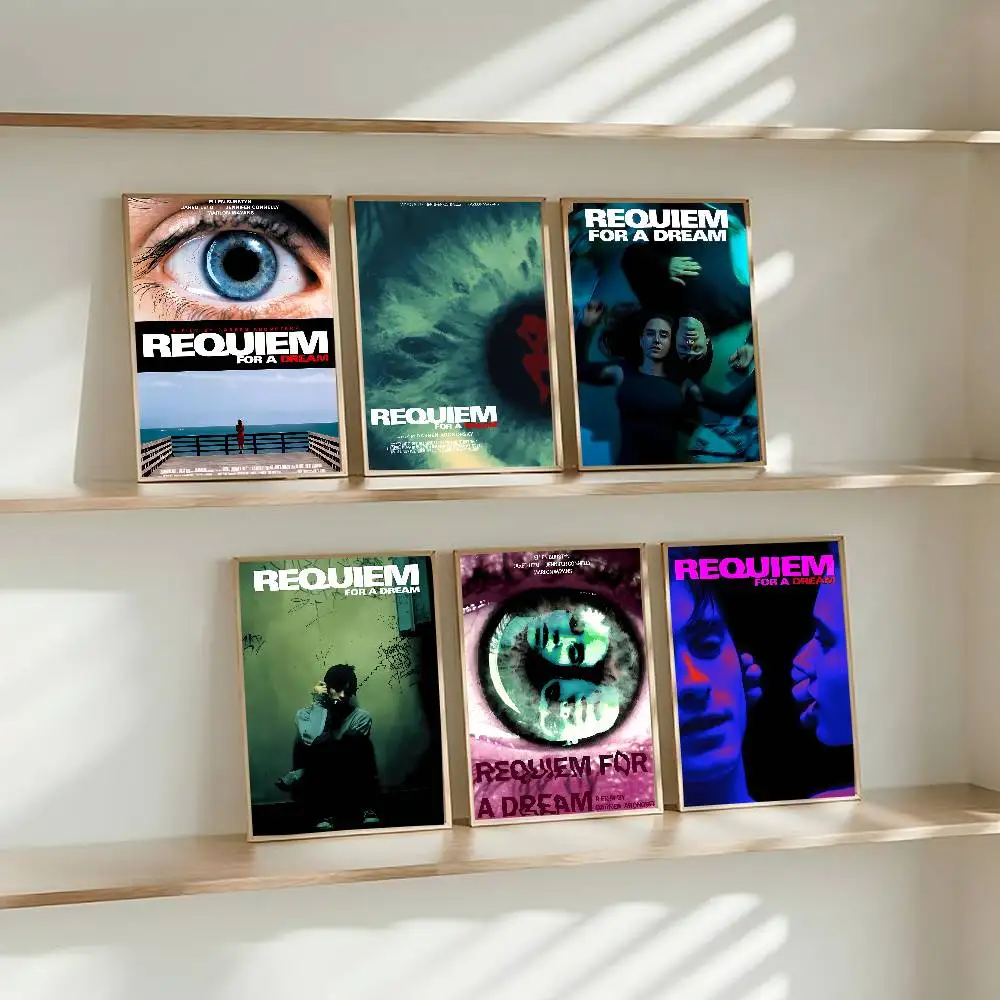Movie R-Requiem For A Dream Gift Frameless Poster Personalized Gift For Lovers Customizable Home Decor