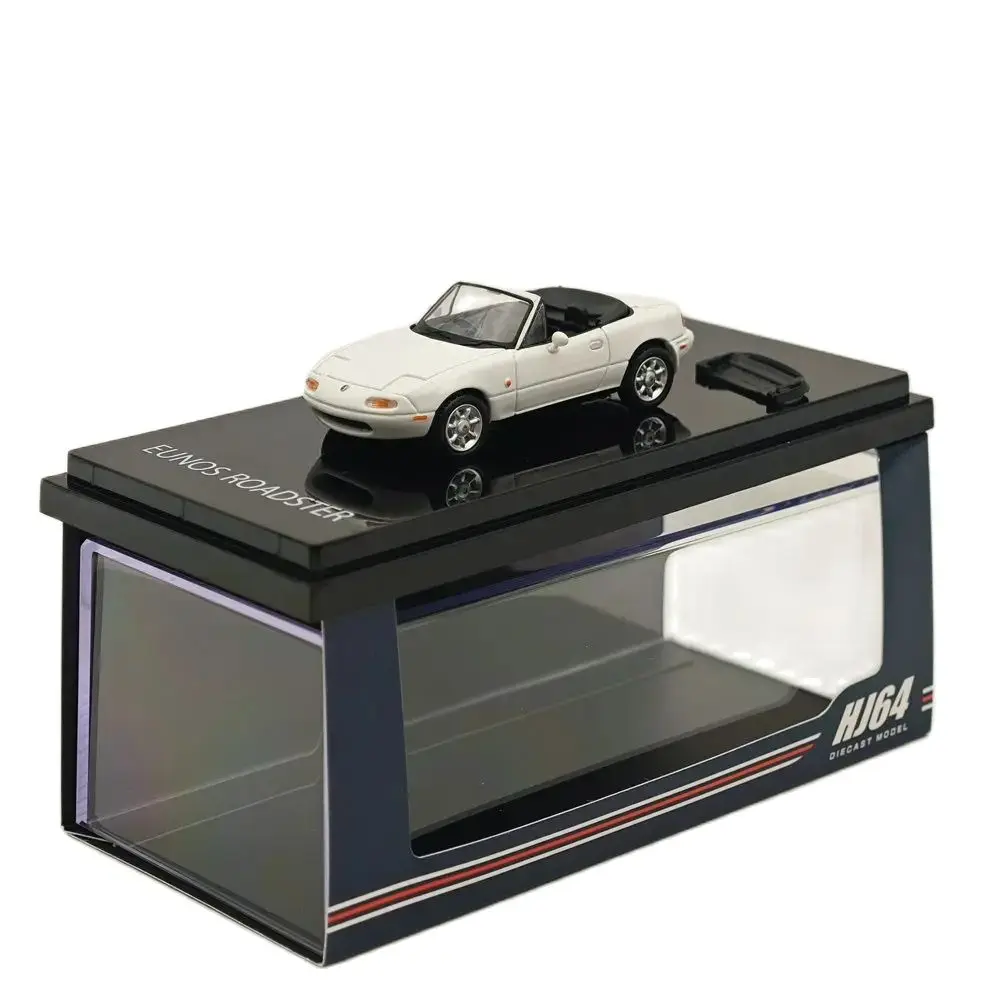 

1/64 Хобби ЯПОНИЯ Для EUNOS ROADSTER NA6CE С КРЫШКОЙ TONNEAU Белый HJ 642025 AW литые модели автомобилей, ограниченная коллекция игрушек, подарок