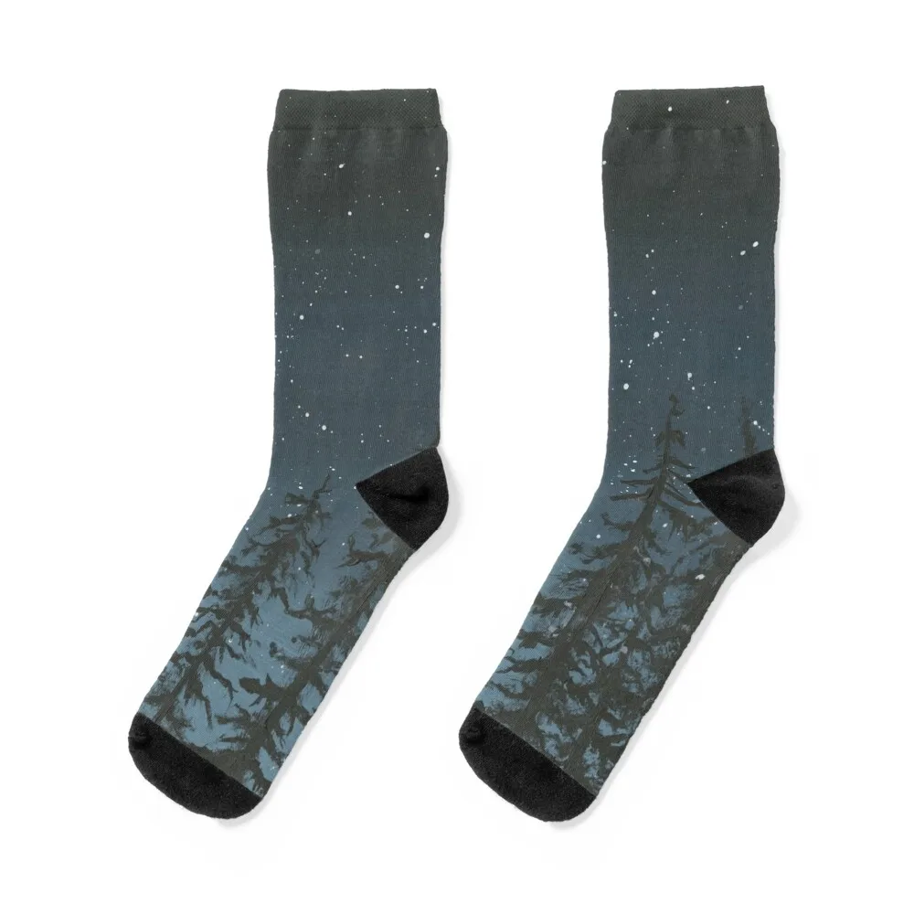 

Носки Night Sky, подарки, спортивные дизайнерские Брендовые женские мужские носки
