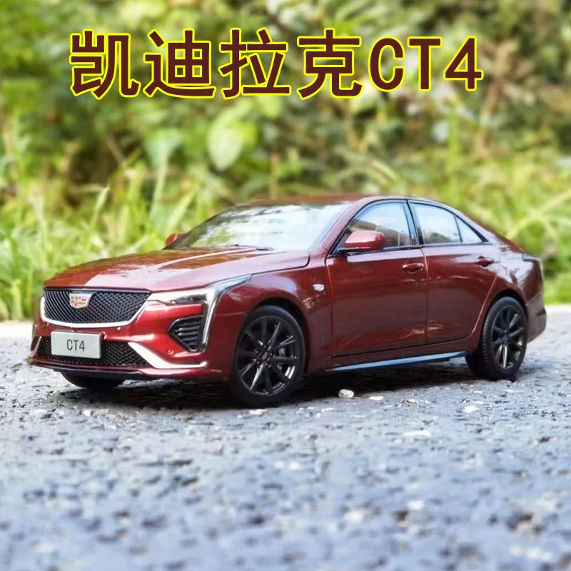 

Оригинальная масштабная модель 1:18, Cadillac CT4 2021, под давлением модель для коллекции и демонстрации