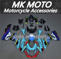 Moke moto Motorcycle Fairings Kit Fit For Gsxr600/750 2011 2012 2013 2014 2015 2016 2017 2018 L1 Bodywork Set White Blue Red