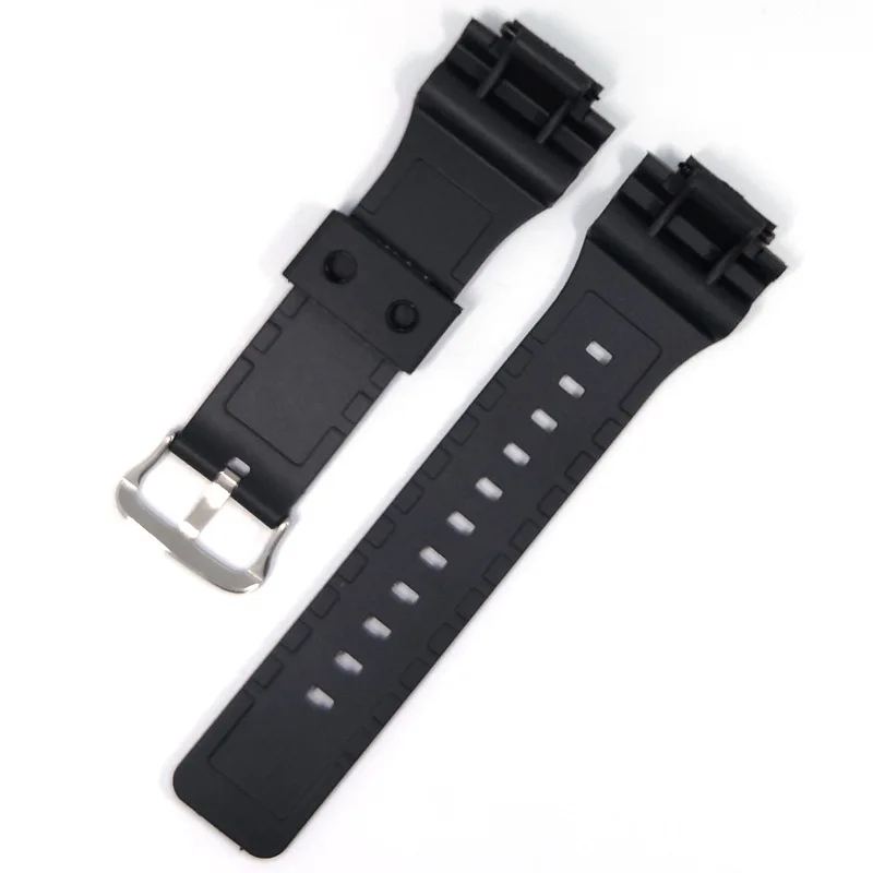 Replacement PU Watch band Bracelet for Casio G Shock AQS810W AQS800W AEQ110W W735H Strap Watch Accessories Wrist Band Black Belt