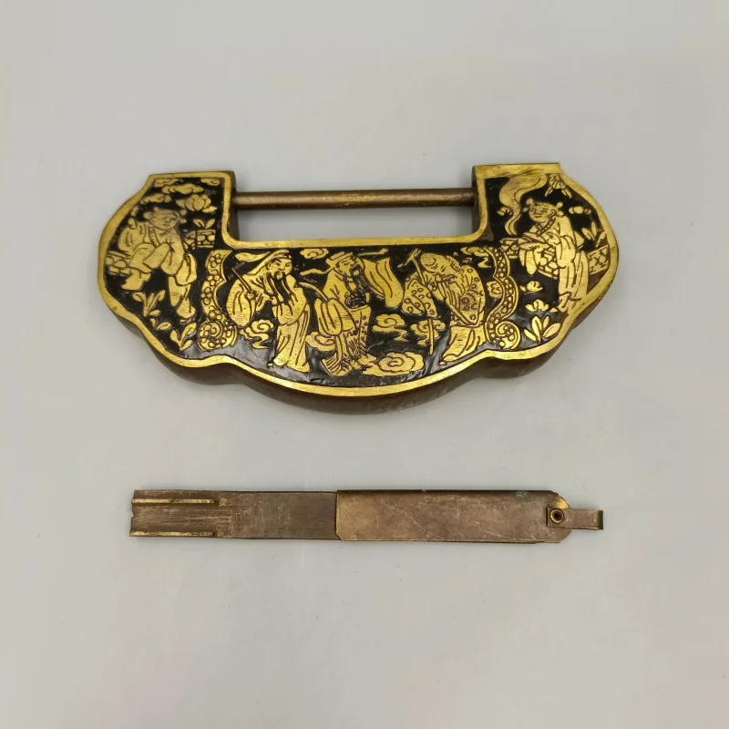 Brass ornaments, gold ingots, copper locks, home decoration, creative gifts, and crafts