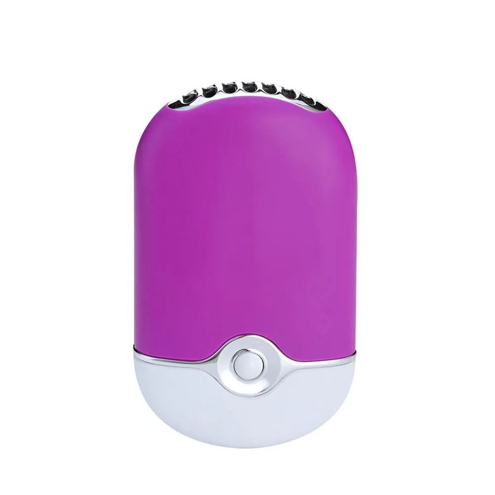 

USB Mini Air Conditioning Blower Fan for Eyelash Extension Quick Dryer with Built-in Fragrance Diffuser Purple