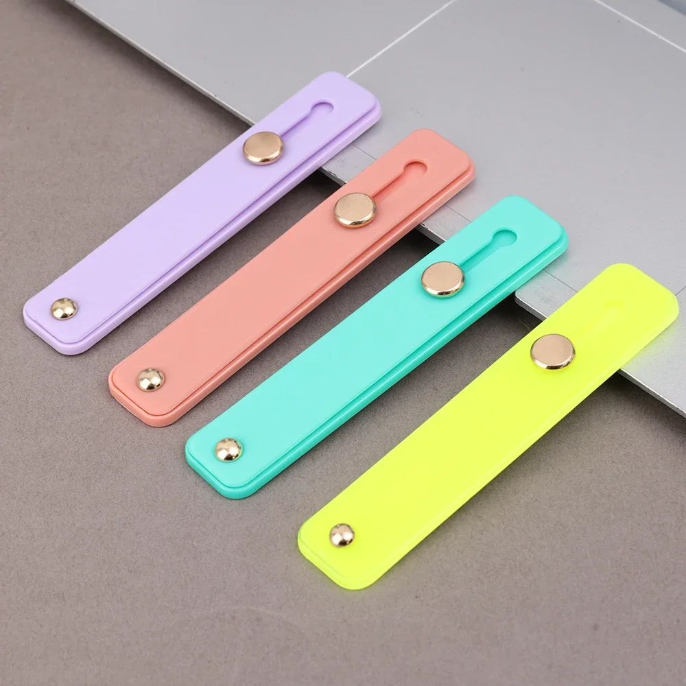 Universal Silicone Phone Hand Finger Holder Telescopic Cellphone Finger Ring Push Pull Grip Stand for IPhone Samsung Kickstand