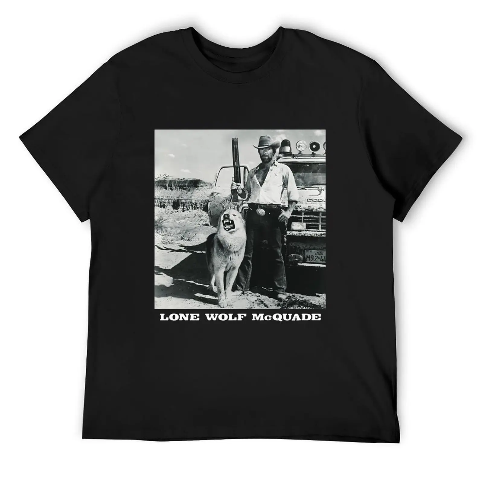 

Lone Wolf Chuck Norris Artist Film Missing in Action Lone Wolf Mcquade Code of Silence T-Shirt