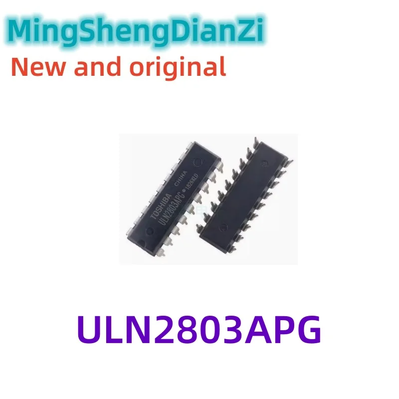 Controlador de Transistor darington IC, 1 piezas, ULN2803, ULN2803APG DIP-18
