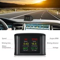 P10 for HUD Universal Speedometer OBD Smart Digital Head Up Display Overspeed Alarm Engine Fault Code Car Navigator Car Safely