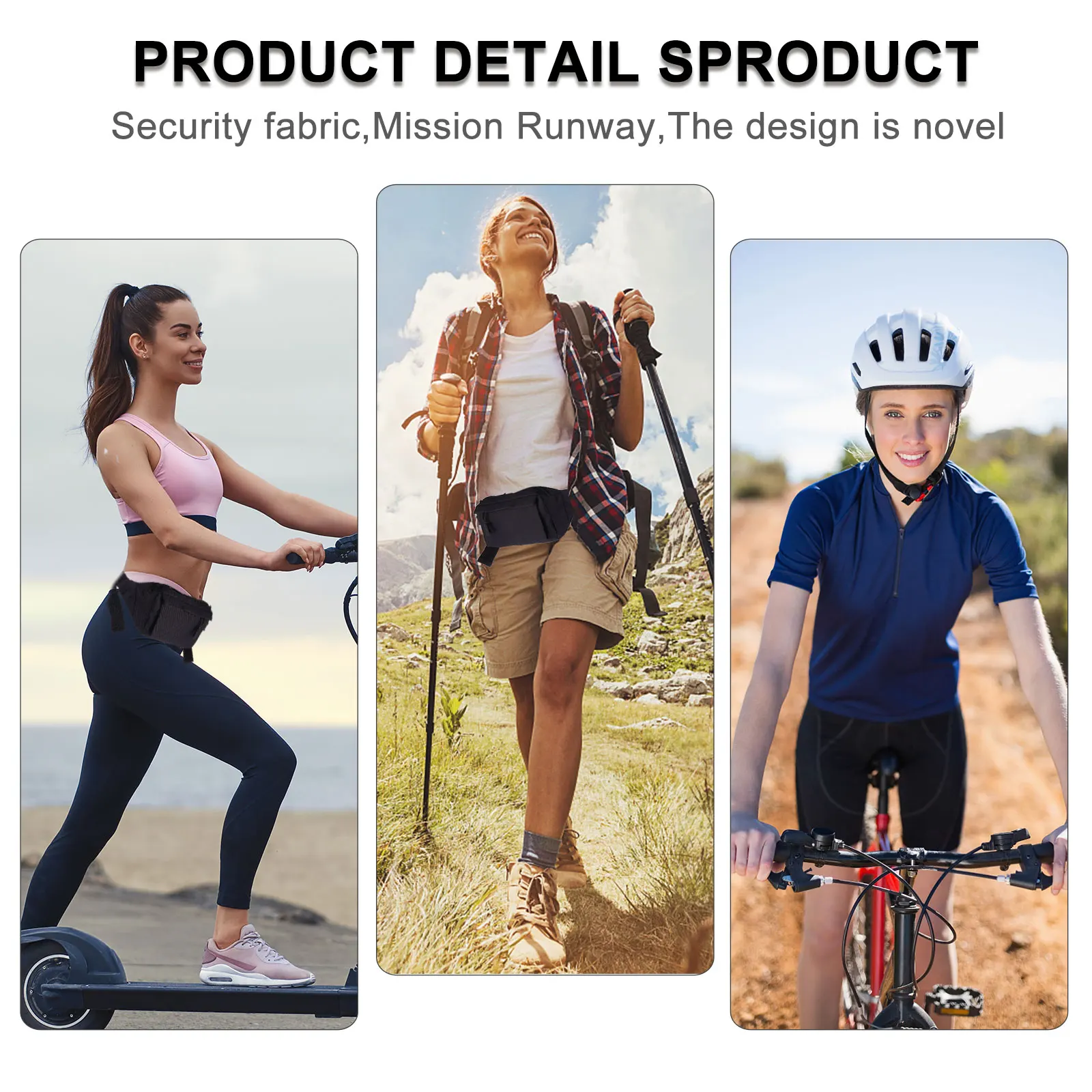 

Portable Mic Belt Bag Reinforced Edge Microphone Storage Pouch for Sports Dance Workouts Stage Actors Judges Waist Carry