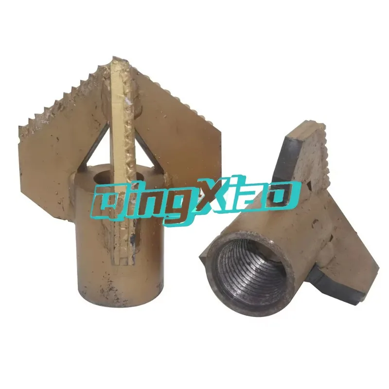 

Three Wing Alloy Non Coring Drill Bit For Soil Layer Water Well DTH Drilling Rig 75-200mm Multiple Size Specifications
