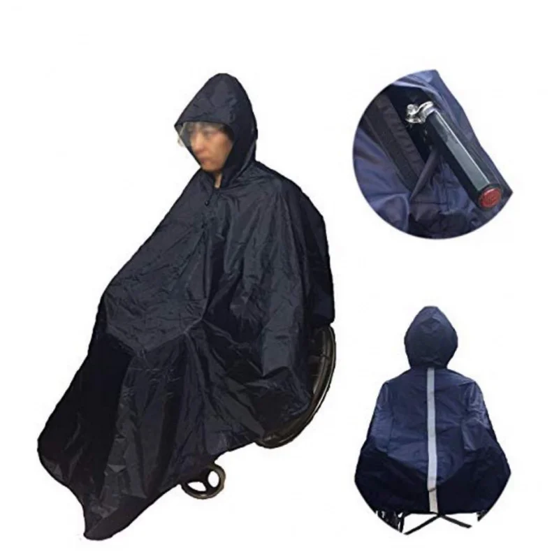 Special raincoat for electric wheelchairs for the elderly and disabled