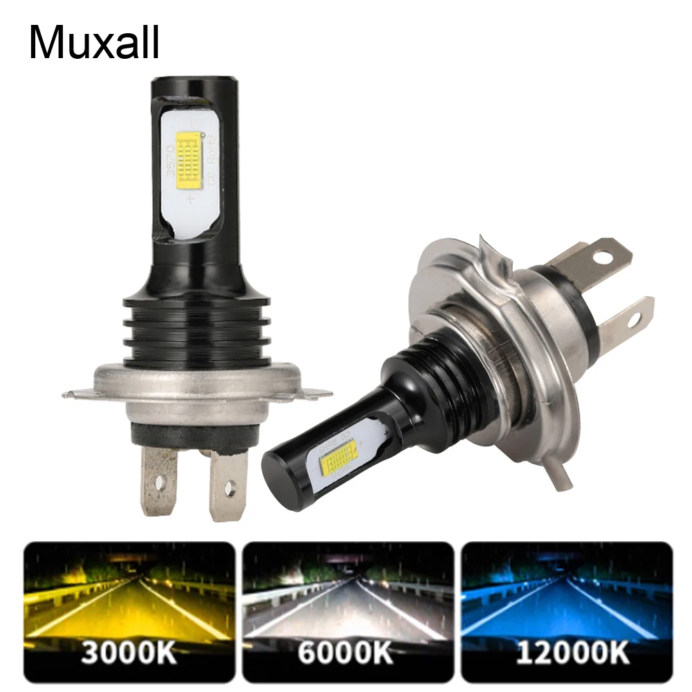 2 шт., автомобильные фары H4 H7 H16JP H8 H9 H11 9005 HB3 9006 HB4