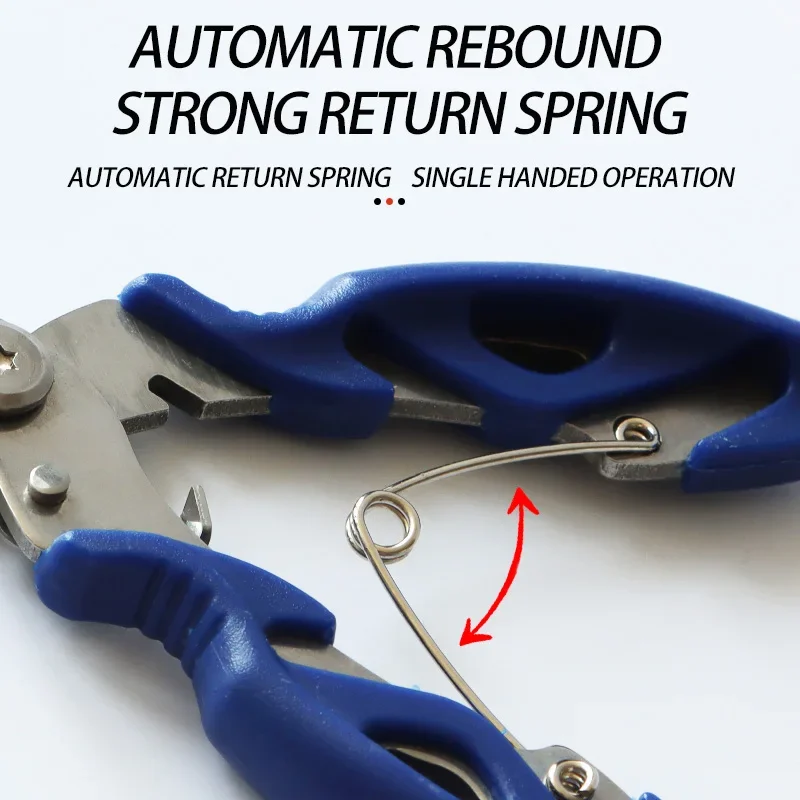 Multifunction Fishing Pliers Stainless Fishing Lanyards Lure Cutter Hook Remover FishTackle Tool Cutting Fish Use Tongs Scissors