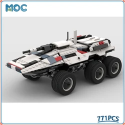 MOC Building Blocks M35 Mako Mass Effect Land Chariot War Tank Model Bricks DIY Creative Assembly Birthday Gifts Toys 771PCS
