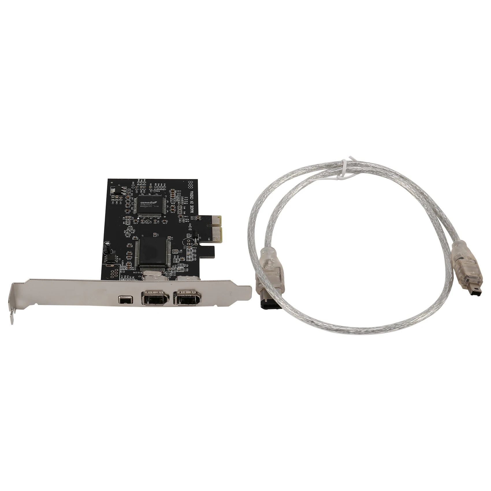 

1394 Firewire Card,PCIe 3 Ports 1394A Firewire Expansion Card, PCI Express to External IEEE 1394 Adapter Controller