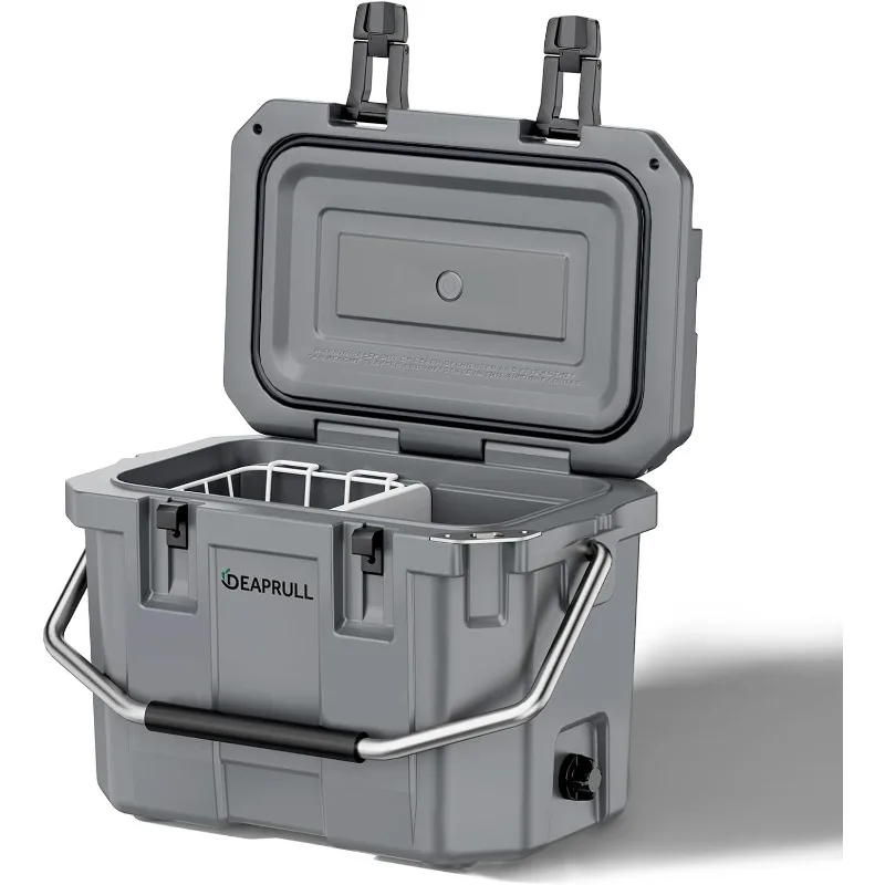 Hartschalenkühlbox, Isolierte Eisbox Hält Eis Länger Kühle, Tragbare Kühlbox mit Griff