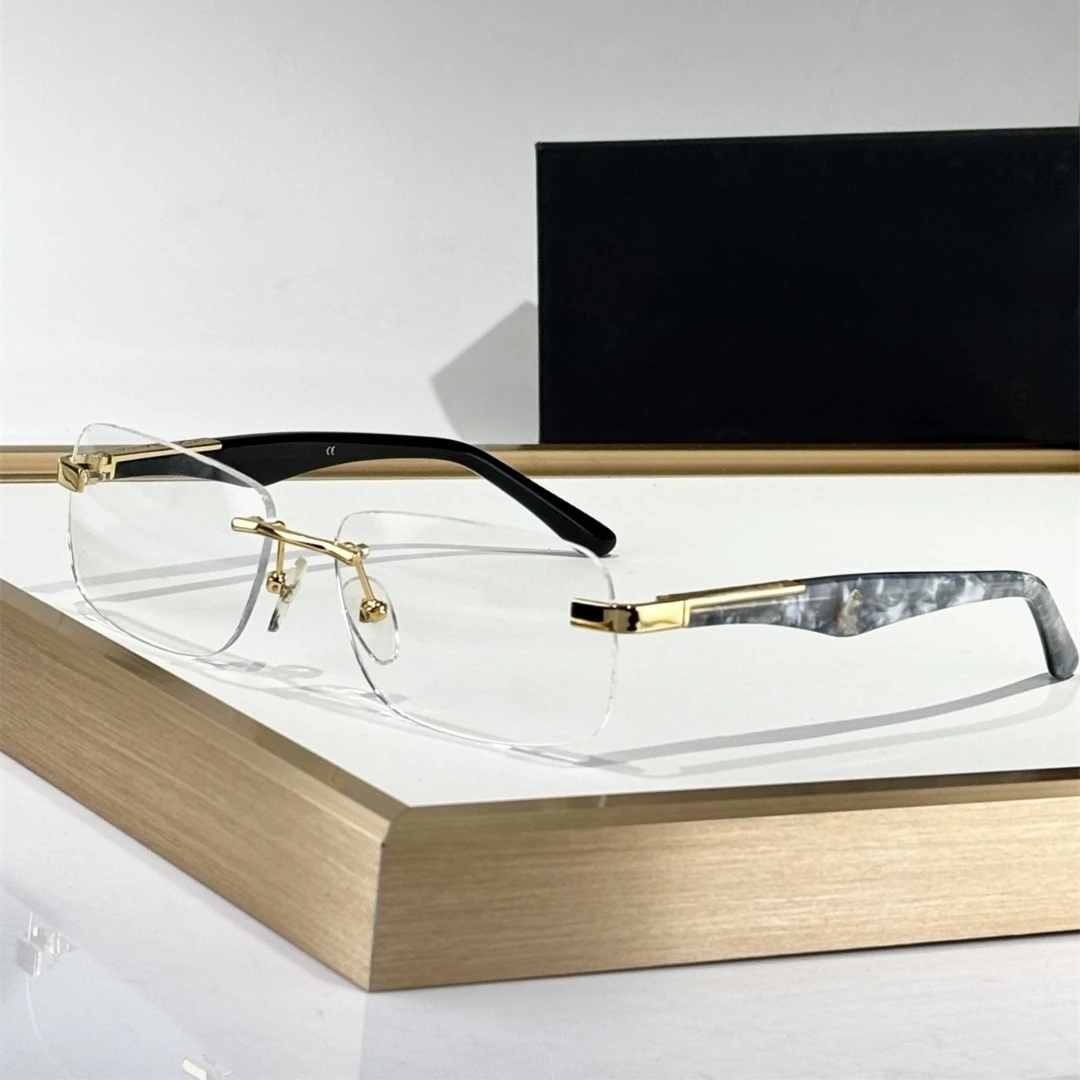 ユニセックス長方形厚いアセテート休暇眼鏡フレームアーティスト I 旅行スタイリッシュな男性眼鏡フレーム