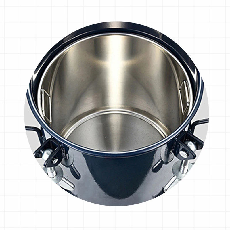 10L Automatic Pressure Paint Tank Spray Gun Sprayer Pressure Regulator Manual Auto Air Mix Agitator Industrial Paint
