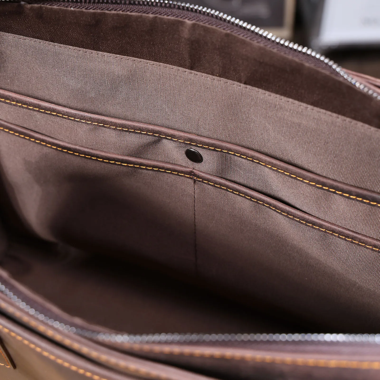S.WORKER Vintage Echtleder Herren-Aktentasche 15“ Laptop-Handtasche Schultertaschen Retro Casual Stil – Detail 22