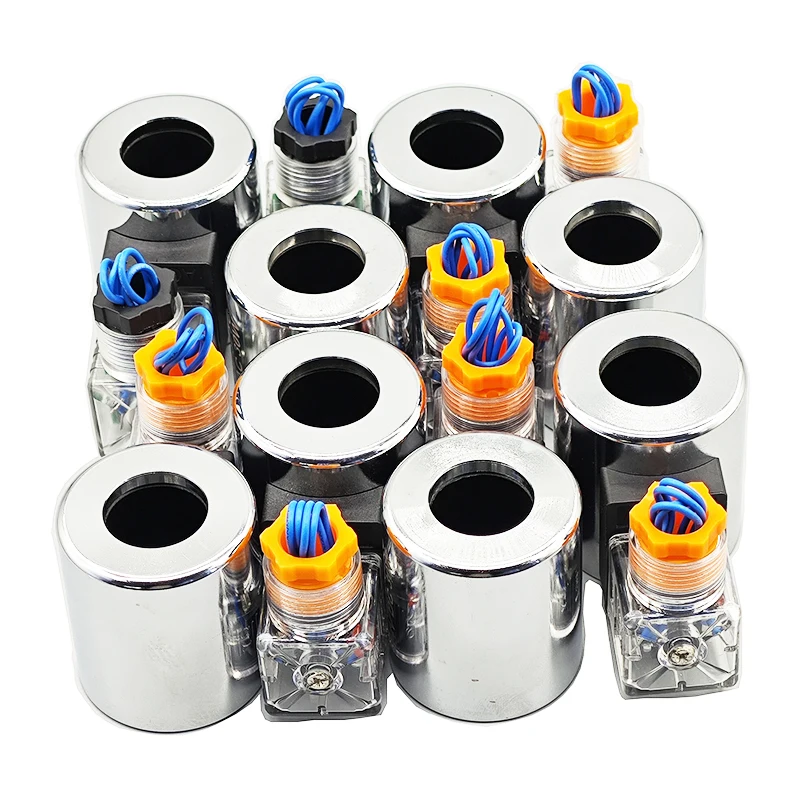 

MFZ12-37 MFB12-37YC Full-Copper Hydraulic Solenoid Valve Coil 23mm Bore 51mm Height 220V/110V/24V/12V/72V/48V/60V