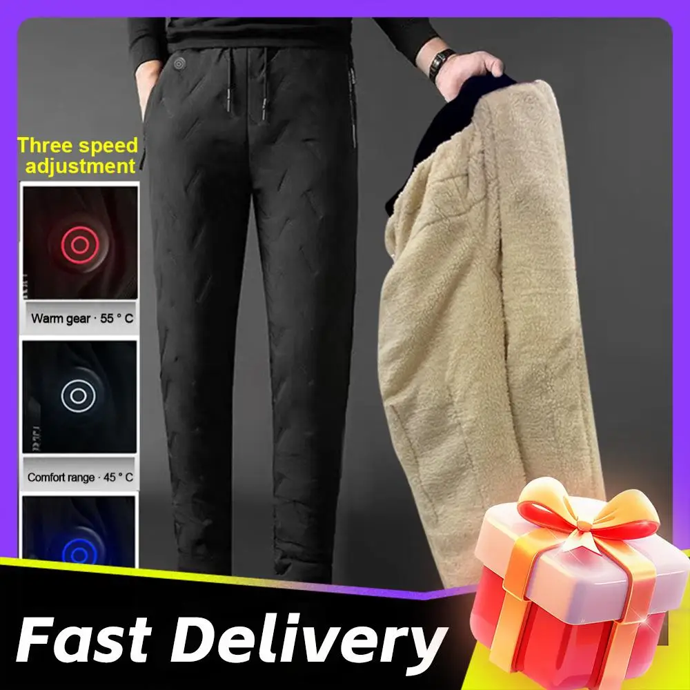 Брюки унисекс с подогревом, 10 зон нагрева, брюки с электрическим подогревом, мужские и женские брюки с подогревом, ветрозащитные зимние уличные брюки с подогревом