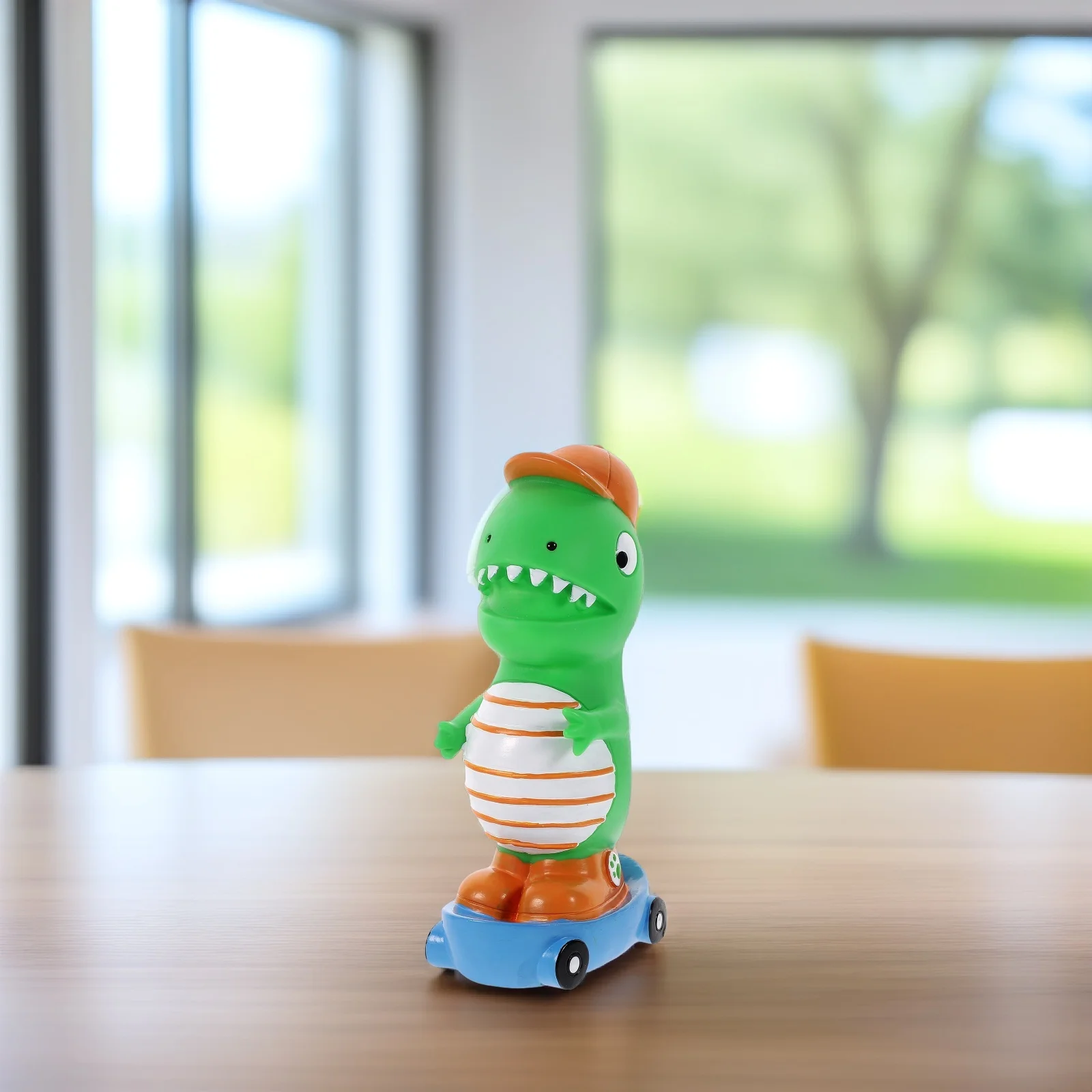 かわいい恐竜の形をした貯金箱、女の子向けの丈夫なコインバンク、細かい細工の装飾的な貯金箱、新年の贈り物、装飾的な貯金ポット