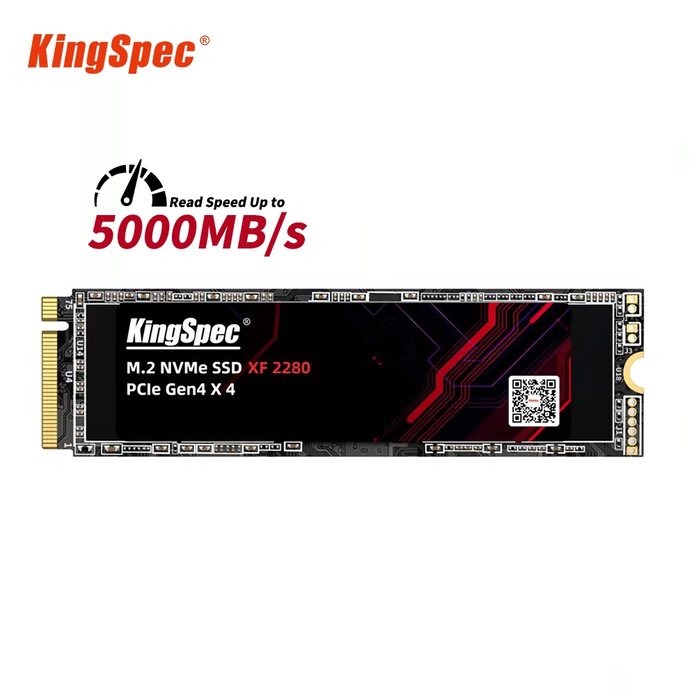 

KingSpec SSD M2 1 ТБ 2 ТБ NVMe SSD M.2 2280 PCIe 4.0 512 ГБ HD Nmve Gen4 Жесткий диск Внутренний твердотельный накопитель для настольных ПК PS5