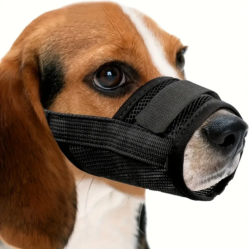 Dog Muzzle, Anti-bite Anti-bark Anti-eating Randomly, Water-drinkable,Dog Anti-barking Mouth Cover