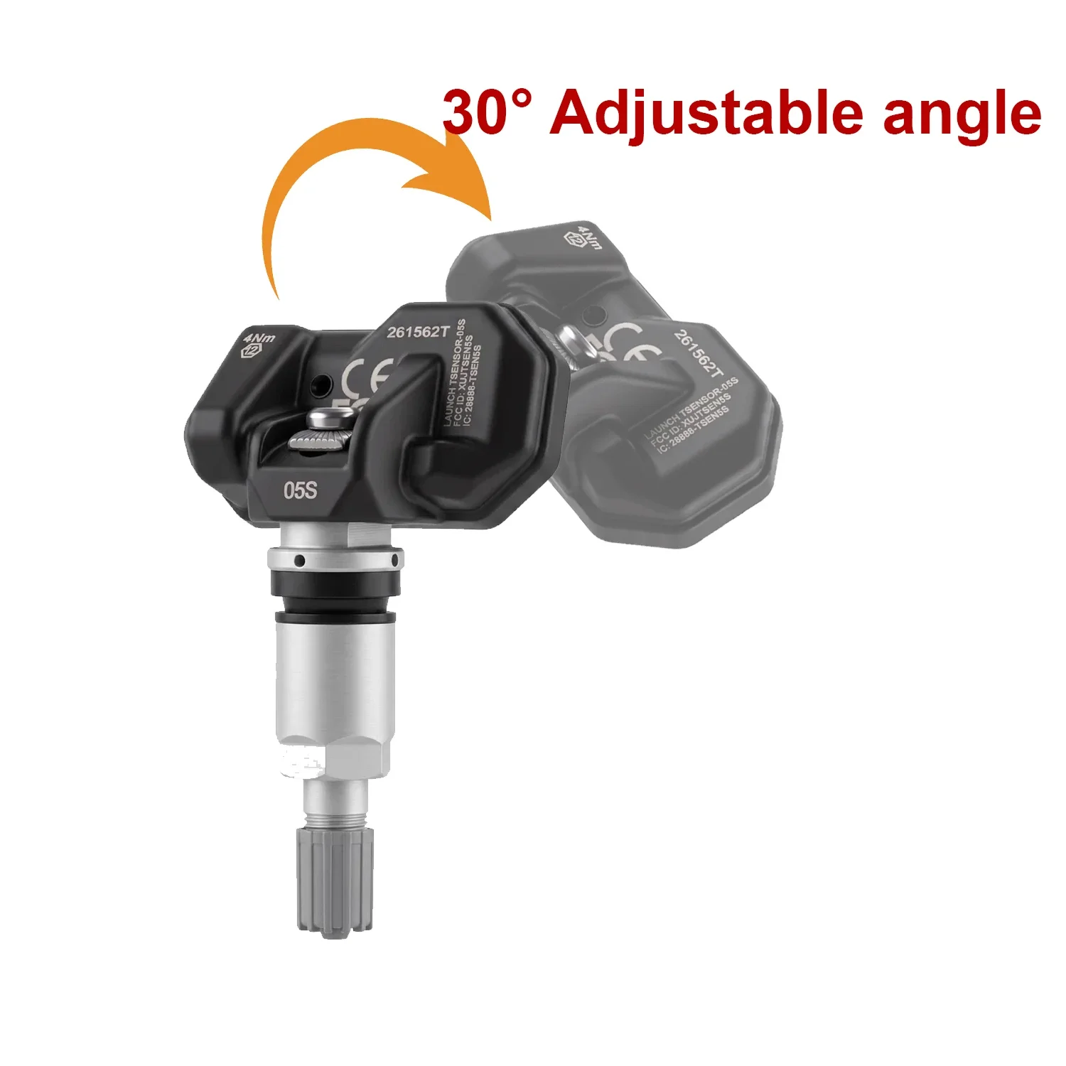 2026 NEW LAUNCH X431 TSENSOR-05S TPMS Sensor 315MHz/433MHz Support 30-degree Adjust Angle
