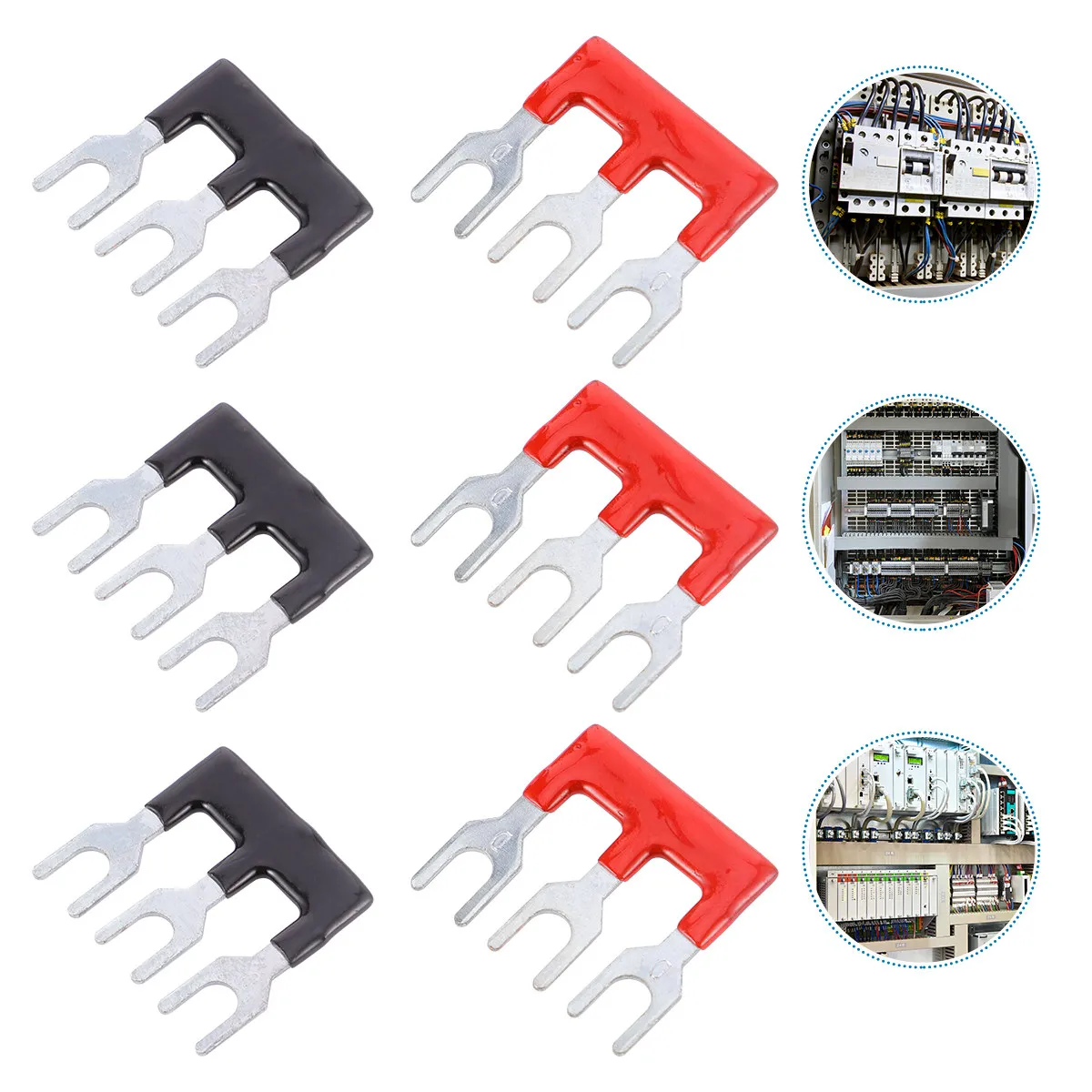 20Pcs Double Row Screw Terminal Shorting Strip Tb1503 Wiring Terminal Block Connector for Machinery Electronic Circuit Jumper