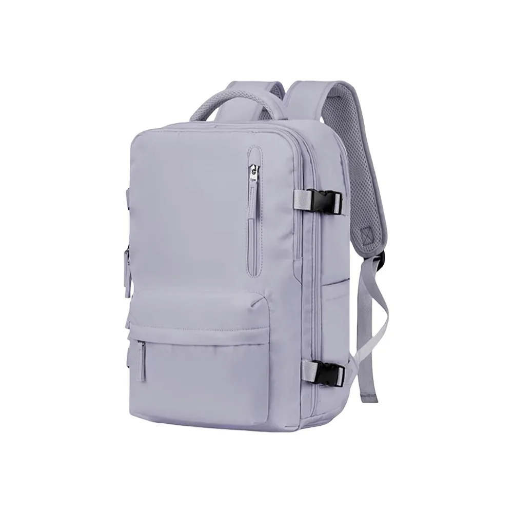 

Independent Shoe Compartment Travel Luggage Backpack External USB Charging Port Sponge Back Pad Large Capacity Boarding Bag
