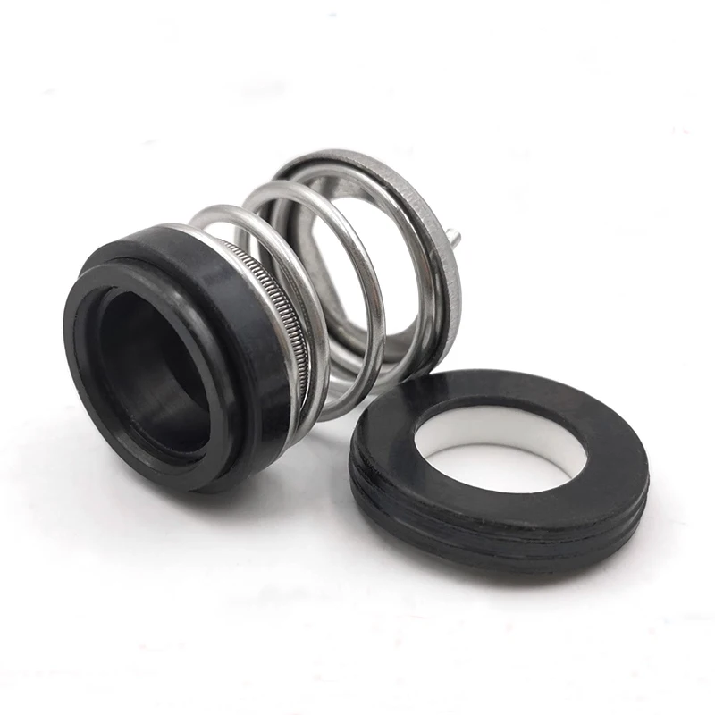 

1pcs 156 Series Circulation Mechanical Seals 8/9/10/12/14/15/16mm Ceramic To Graphite For Centrifugal Pumps Single Coil Spring