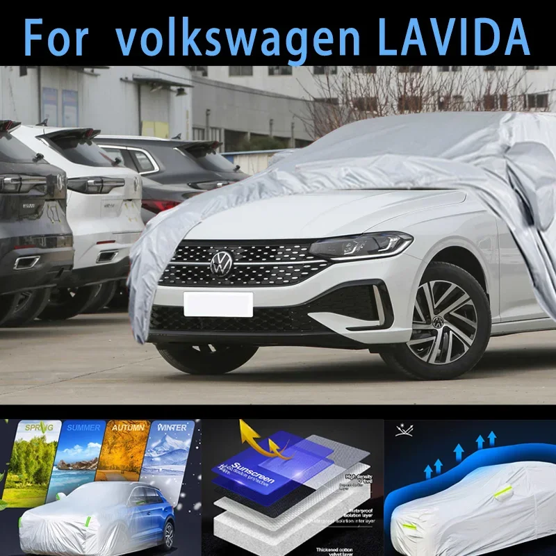 For LAVIDA Car protective cover,sun protection,rain protection, UV protection,dust prevention auto paint protective