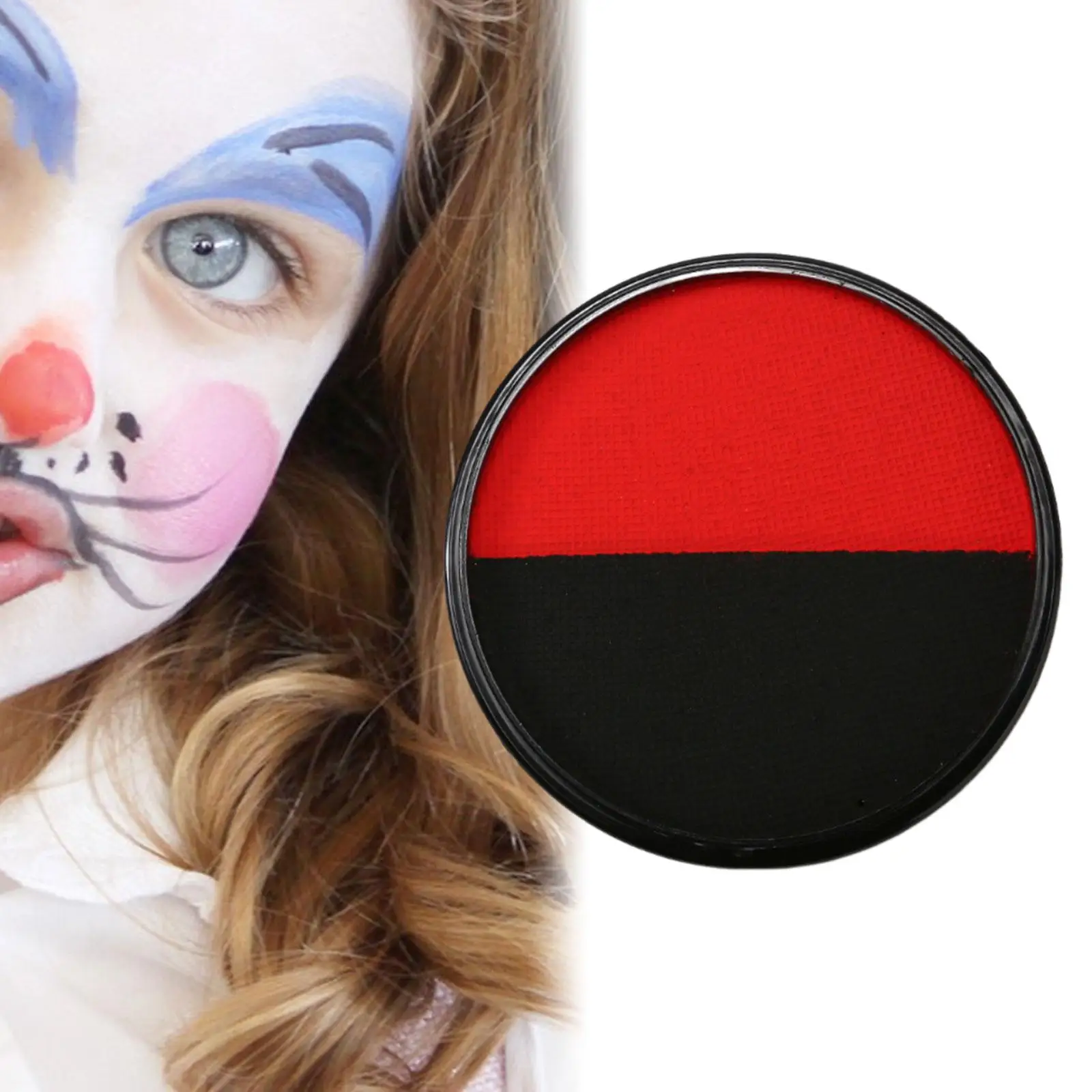 Washable Face Paint Palette Solid Pigment High Pigment Makeup for Football Games Cosplay Stage Performance